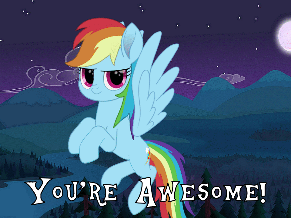 You're awesome!